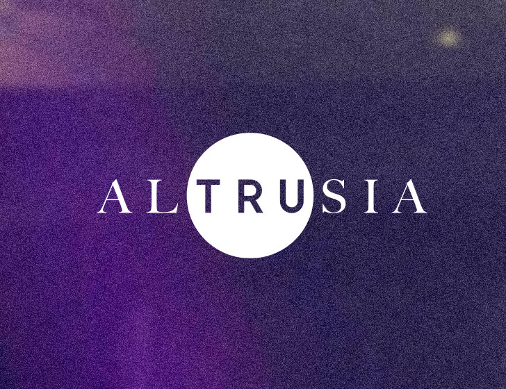 Public Marking Altrusia Branding Logo Bokeh Background