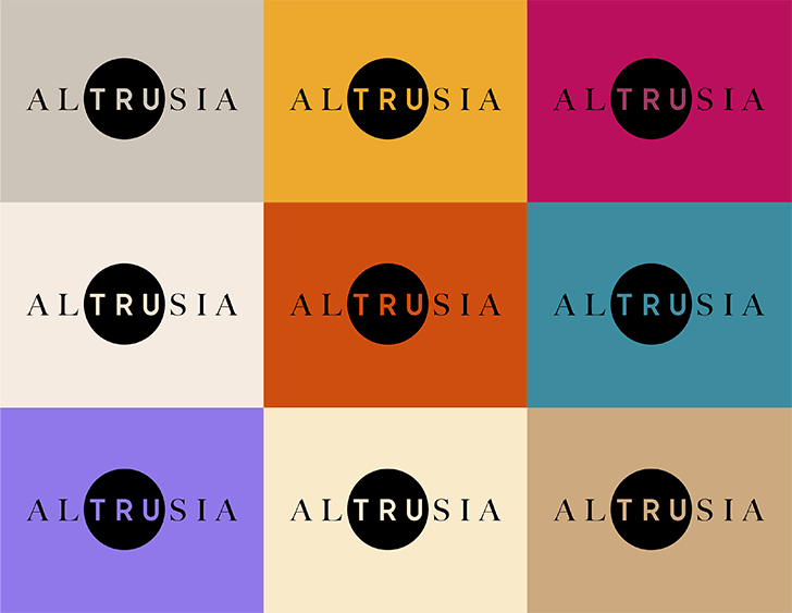 Public Marking Altrusia Branding Logo Colors