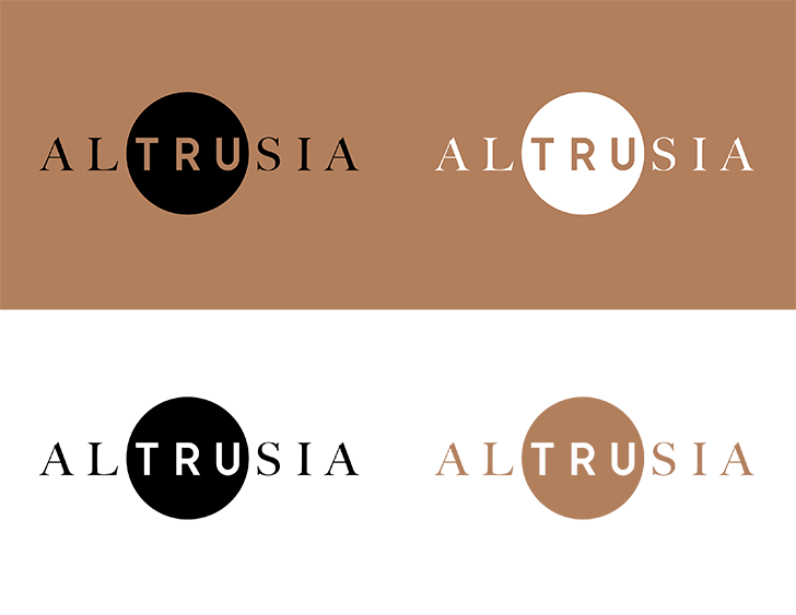 Public Marking Altrusia Branding Logo Copper