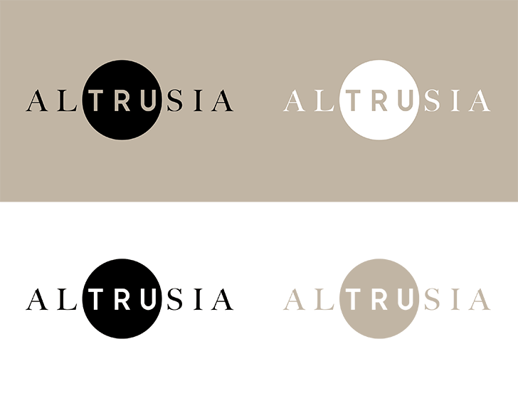 Public Marking Altrusia Branding Logo Grey